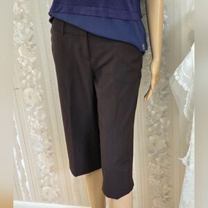 Brown Cropped Pants